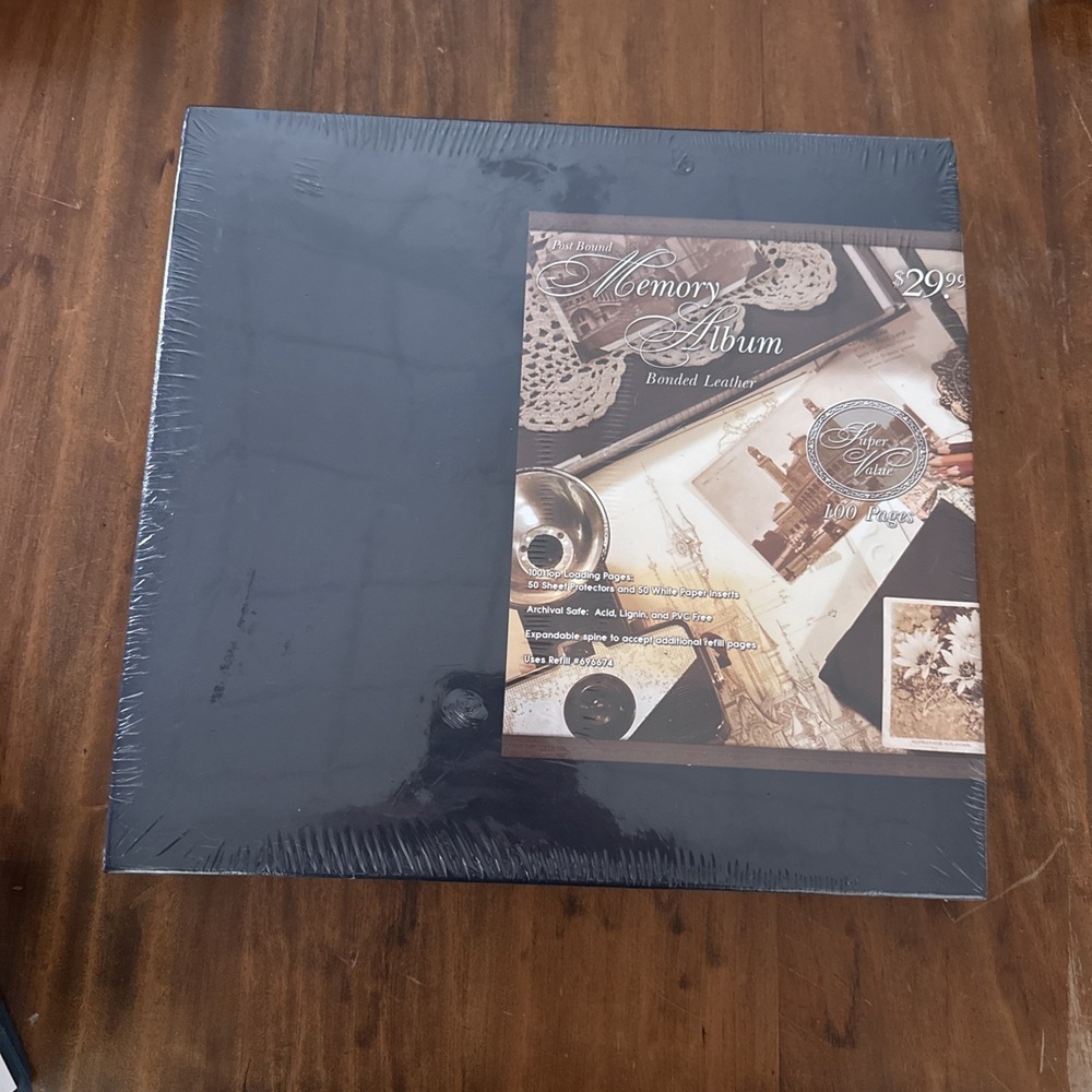 Sealed Hobby Lobby Post Bound 12 X 12 Bonded Leather Memory Album 100 Page New